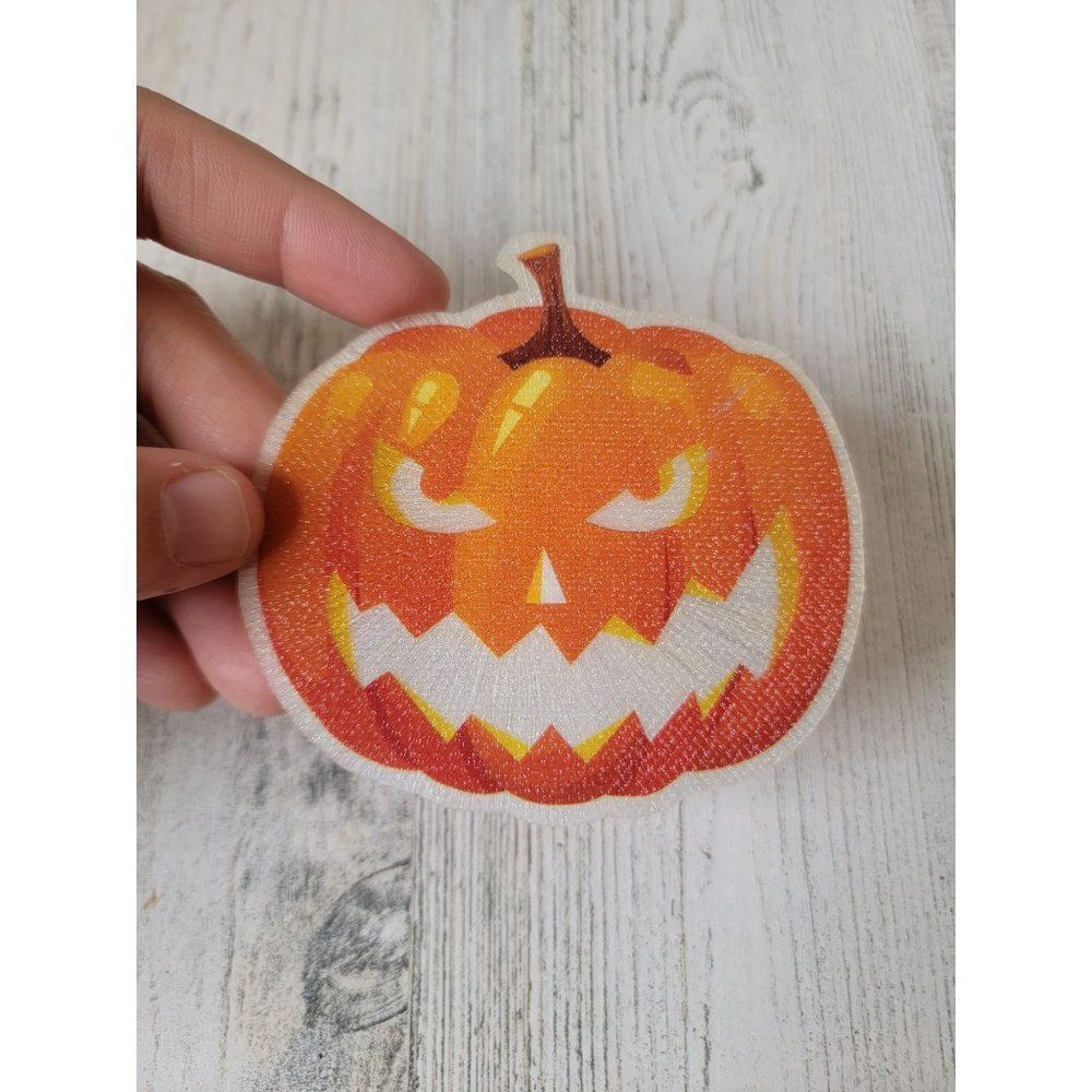 Pumpkin jack o'lantern Halloween window cling figure home decor